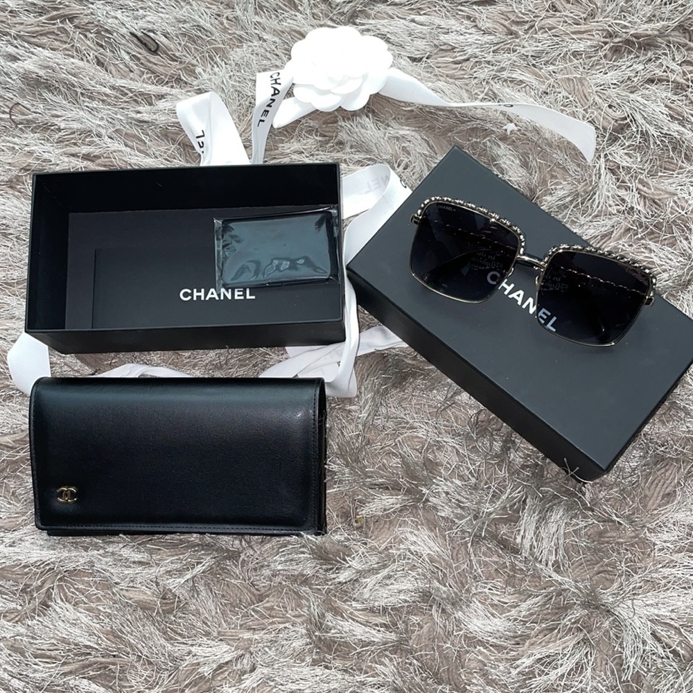 Chanel square sunglasses